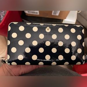 Kate Spade Black with White Polka Dots